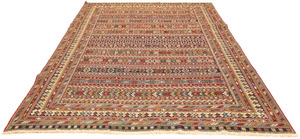 morgenland Wollteppich Afshar Sirjan Teppich handgeknüpft 0, rechteckig, 8 mm Höhe, handgeknüpft