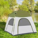 Bild 4 von Outsunny Camping Zelt 4 Personen Zelt Familienzelt mit Fenster 190T PU1000mm einfache Einrichtung fü