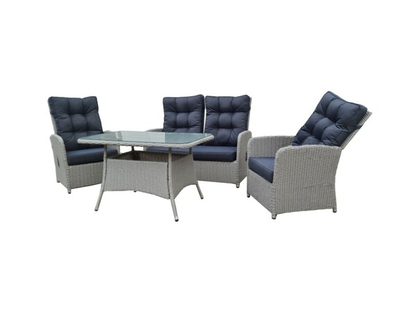 Bild 4 von HC Garten & Freizeit Dining Set 9tlg. Lounge inkl. Sicherheitsglasplatte