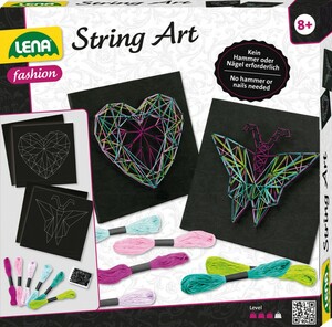 LENA® String Art Schmetterling & Herz