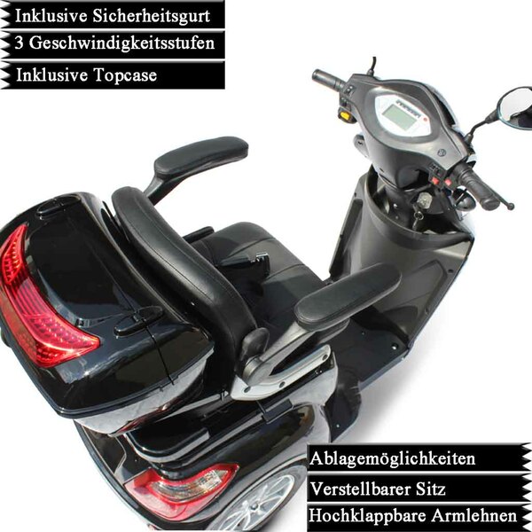 Bild 3 von ECO ENGEL 501 Schwarz, 25 km/h Seniorenmobil