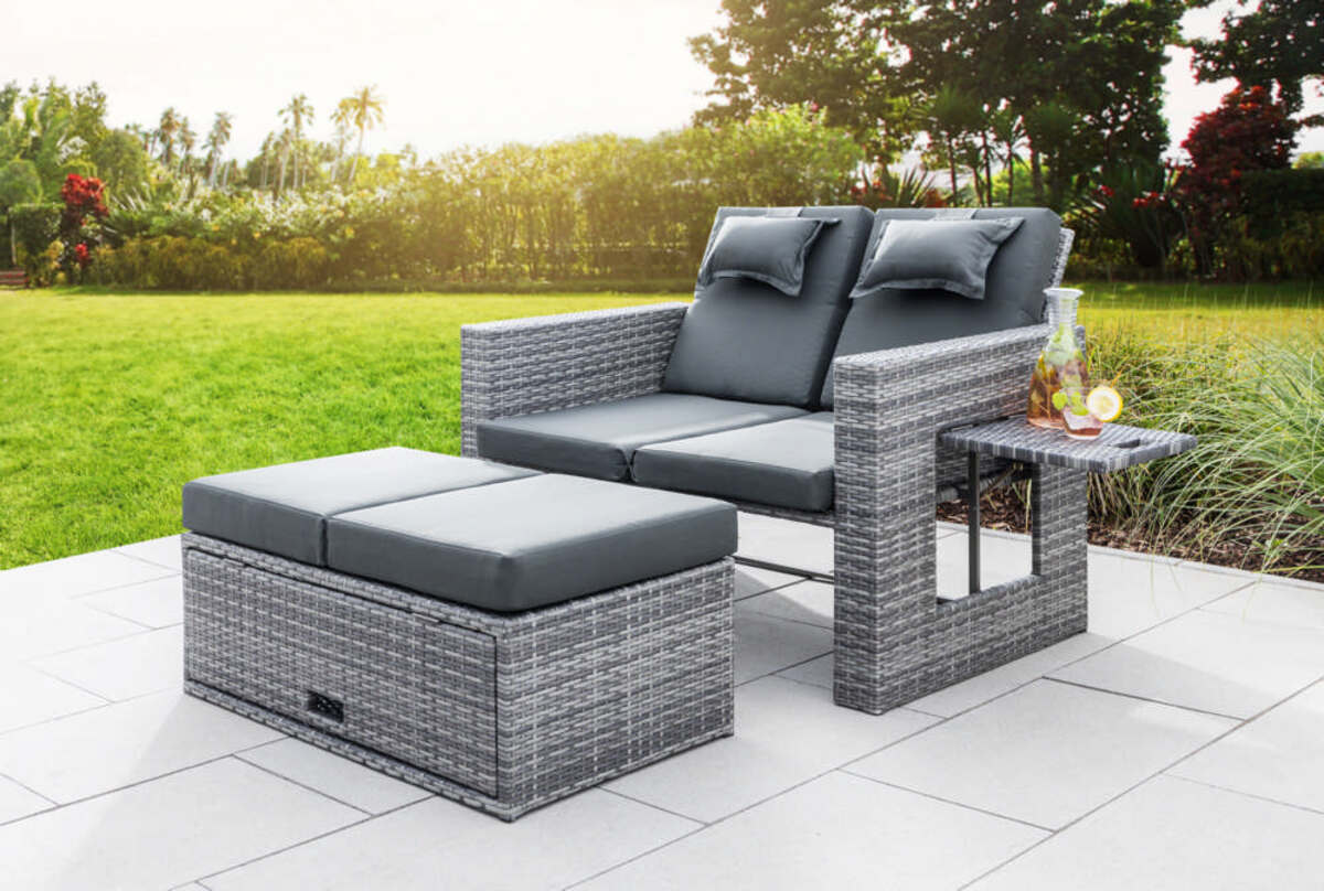 Bild 1 von HC Garten & Freizeit 3 in 1 Multifunktionsliege inkl. Kissen