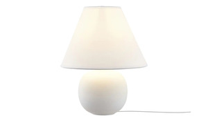 KHG Tischleuchte, 1-flammig weiß Maße (cm): H: 28  Ø: [23.0] Lampen & Leuchten
