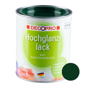 DecoPro Hochglanzlack 750 ml moosgrün
