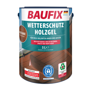 Baufix Wetterschutz-Holzgel, Kastanie