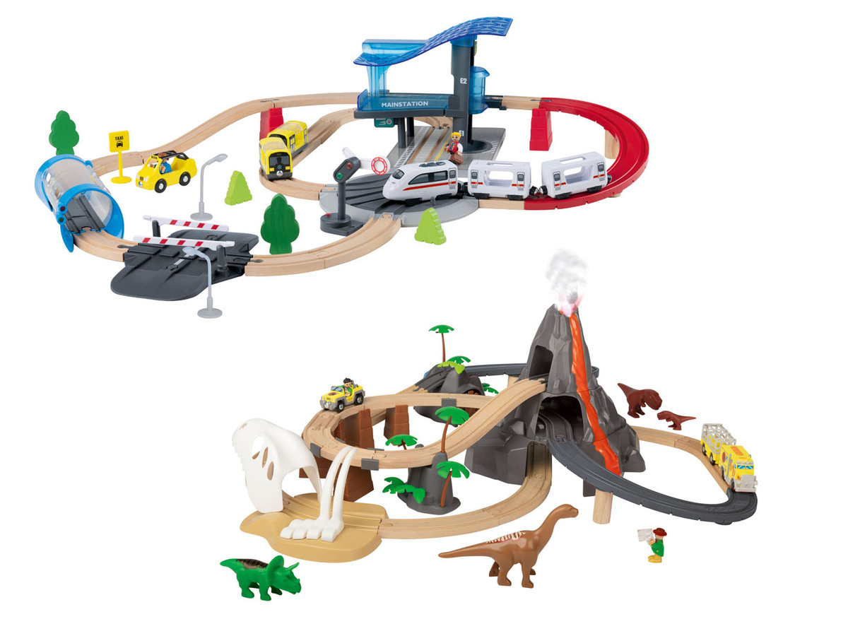 Bild 1 von Playtive Holz »City-Express / Dinopark«, kombinierbar