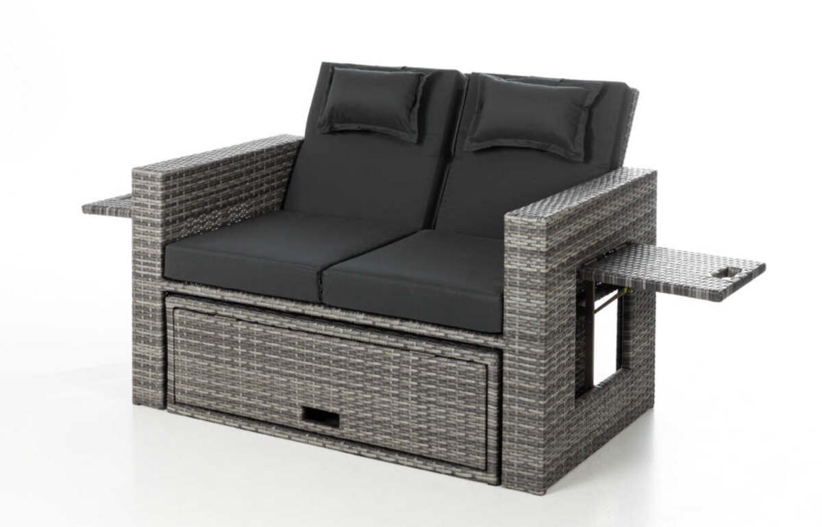 Bild 4 von HC Garten & Freizeit 3 in 1 Multifunktionsliege inkl. Kissen