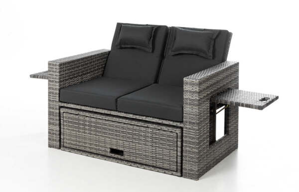 Bild 4 von HC Garten & Freizeit 3 in 1 Multifunktionsliege inkl. Kissen