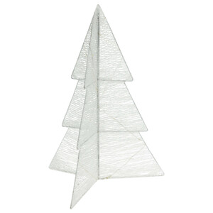 LED-Weihnachtsbaum 50 cm aus Metall mit 20 warmweißen LEDs