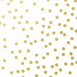 Braun & Company Servietten Motiv Avantgarde Golden Dots weiß
, 
33 x 33 cm, 20er Pack