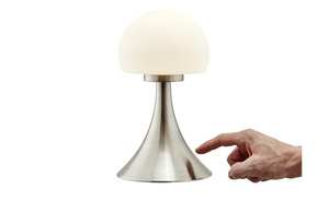 KHG LED Tischleuchte, 1-flammig silber Maße (cm): H: 26  Ø: [15.0] Lampen & Leuchten