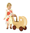 Bild 2 von MOOVER Toys - Dänischer Designer Holz-Puppenwagen (natur) / dolls pram natural