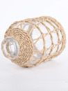Bild 2 von Glasvase mit Naturgeflecht, Höhe 17cm
                 
                                                        Beige
