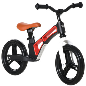 HOMCOM Kinderlaufrad ohne Tretrad EVA-Reifen verstellbarer Sitz und Griff mit Pedaltraining Kleinkin