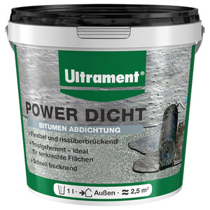 Powerdicht 1 Liter Bitumen Dichtanstrich
