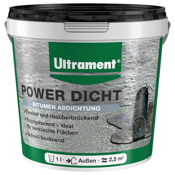 Bild 1 von Powerdicht 1 Liter Bitumen Dichtanstrich