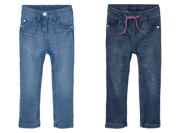 Bild 1 von lupilu Kleinkinder Mädchen Jeans, mit Baumwolle