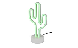 LED Tischleuchte "Kaktus" ¦ weiß ¦ Maße (cm): B: 15 H: 30 Lampen & Leuchten > Innenleuchten > Tischlampen - Sconto