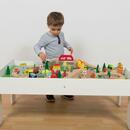 Bild 2 von Coemo Spieltisch mit Holzeisenbahn Multifunktionstisch für Kinder