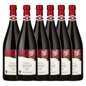 Uhlbacher Weinsteige Trollinger Qualitätswein trocken 6er Karton
