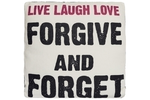 MyFlair Kissen mit Füllung "Live Laugh Love"