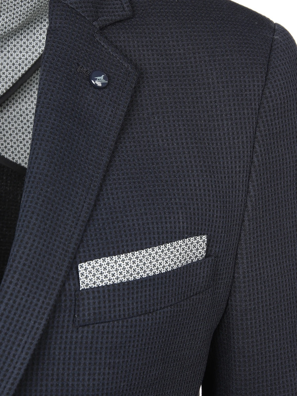 Bild 4 von Herren Jerseysakko in Waffeloptik
                 
                                                        Blau