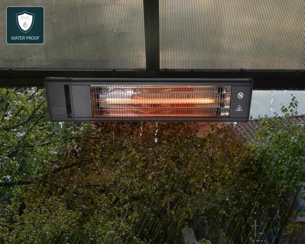 Bild 1 von Palram Terrassenheizung, Wärmestrahler, Terrassenstrahler, Infrarot Heizstrahler für Innen-/Außenber