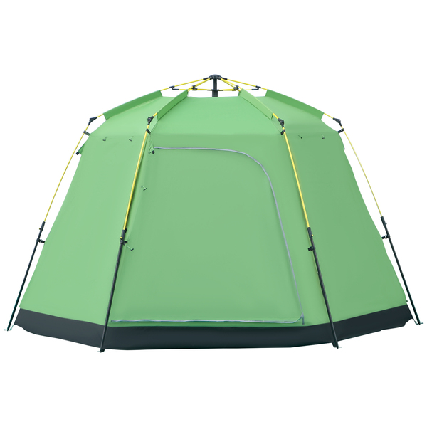 Bild 1 von Outsunny Camping Zelt 6 Personen Zelt Familienzelt Kuppelzelt PU2000mm einfache Einrichtung für Fami