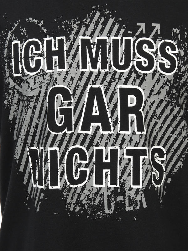 Bild 3 von Herren Arbeitsshirt mit Frontspruch
                 
                                                        Schwarz