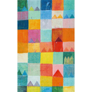Esposa Fußmatte 110/175 cm graphik multicolor , Sonnenstadt 020335 , Textil , 110x175 cm , rutschfest, für Fußbodenheizung geeignet , 004336014760