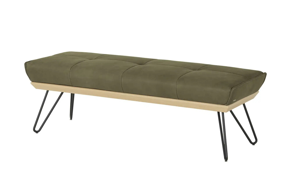 Bild 1 von KOINOR Hockerbank  Leder Dining System 4 grün Maße (cm): B: 150 H: 49 T: 54 Bänke