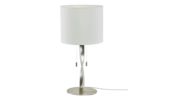 Bild 1 von Trio LED Tischleuchte 2-flammig silber Maße (cm): H: 62  Ø: [30.0] Lampen & Leuchten