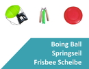 Bild 4 von L.A. Sports Garten & Strandspiele Set Beachball Klettball Frisbee Mini-Badminton Boing Ball