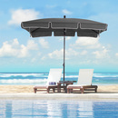 Bild 3 von Outsunny Sonnenschirm Gartenschirm Strandschirm Balkonschirm Schirm Sonnenschutz knickbar (Grau+Schw