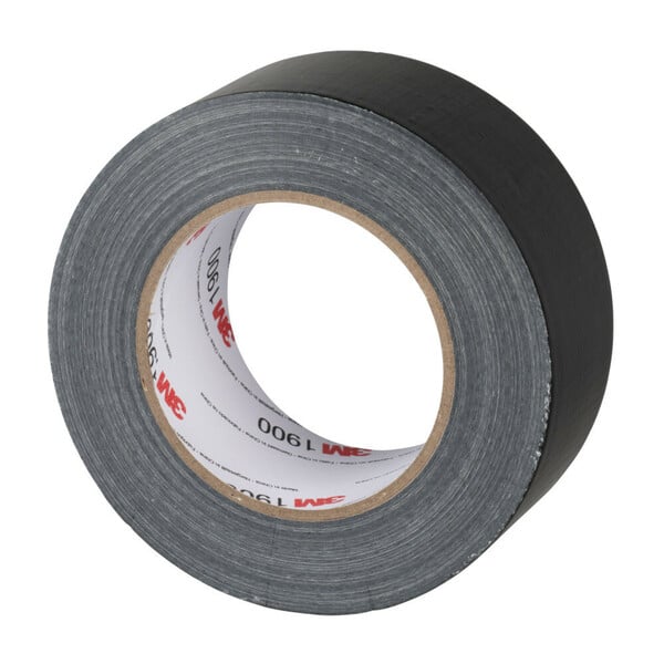 Bild 1 von 3M Gewebeklebeband Duct Tape 1900 in schwarz 50 m x 50 mm