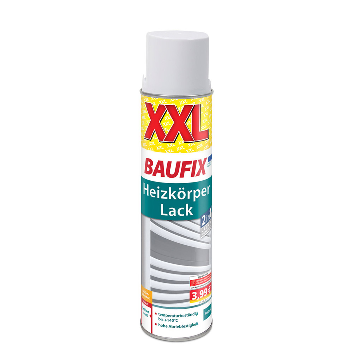 Bild 1 von BAUFIX Heizkörperlack Spray 600ml 6er Set