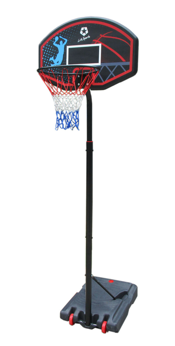 Bild 1 von L.A. Sports Basketballkorb Ständer höhenverstellbar Ringhöhe 205-260cm