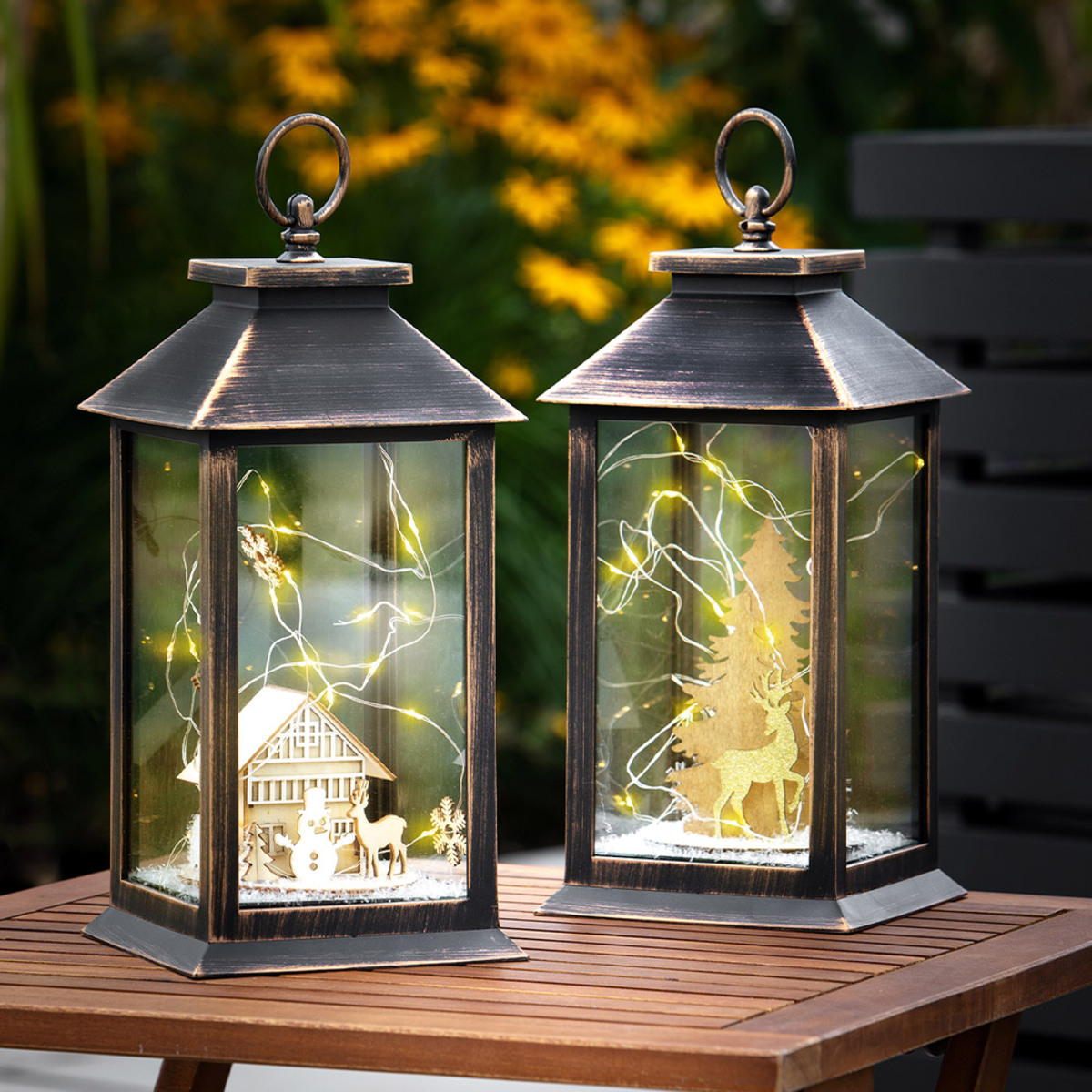 Bild 2 von I-Glow LED Outdoor-Laterne "Marta" - Haus