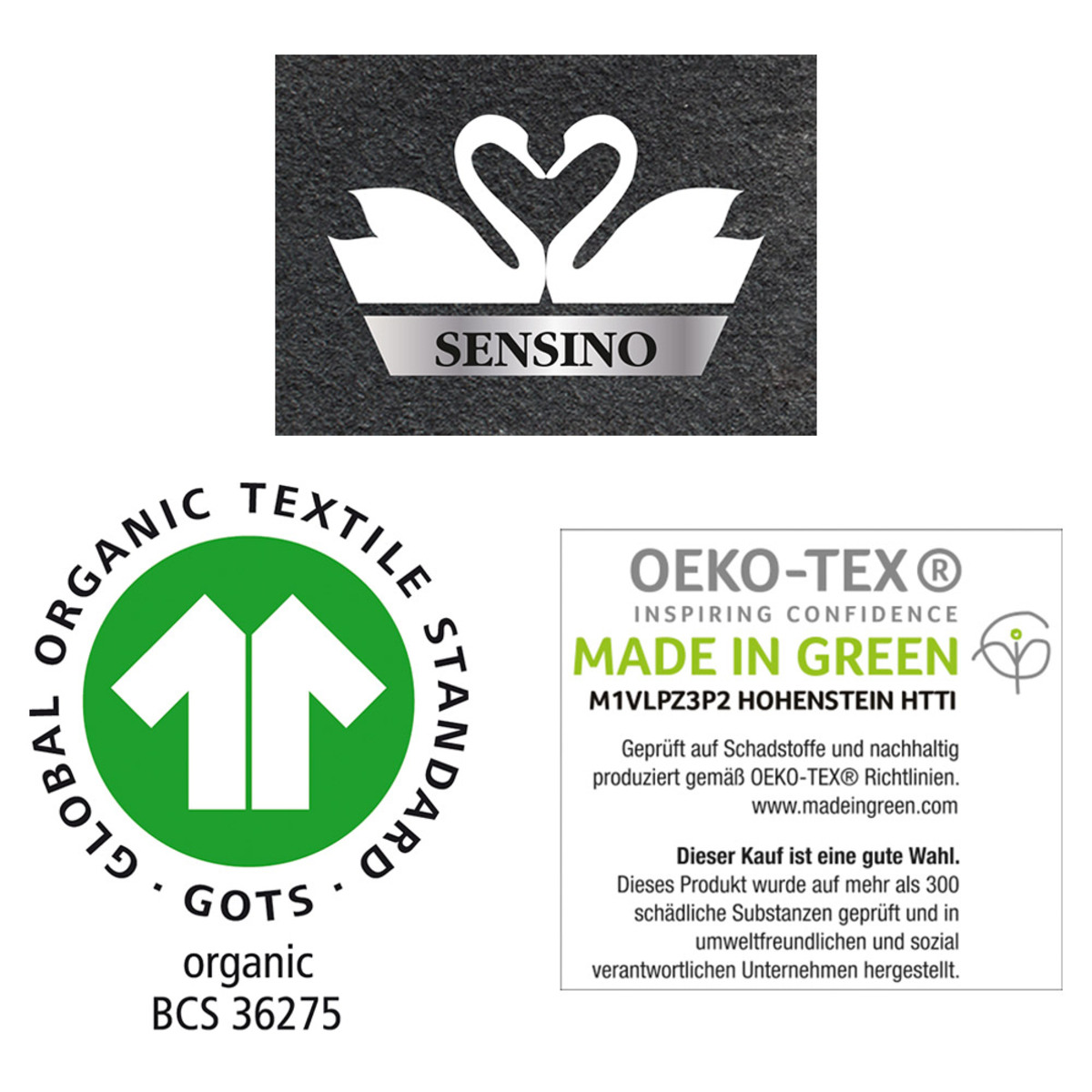 Bild 2 von Sensino XL-Badetuch-Poncho 2in1, 100 x 200 cm, Opalgrau