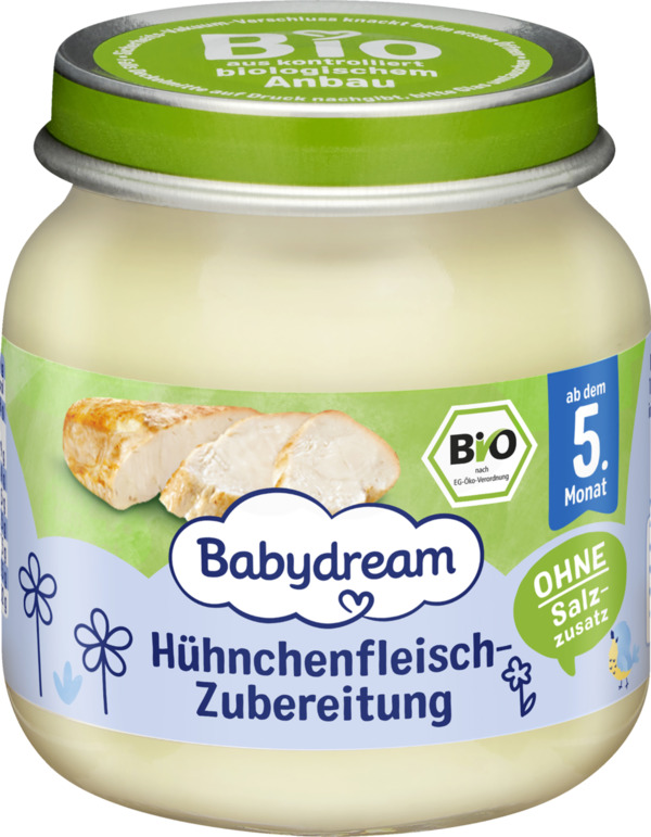 Bild 1 von Babydream Bio Hühnchenfleischzubereitung