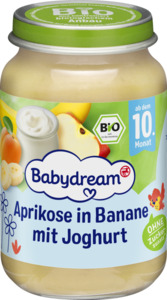 Babydream Bio Aprikose in Banane mit Joghurt
