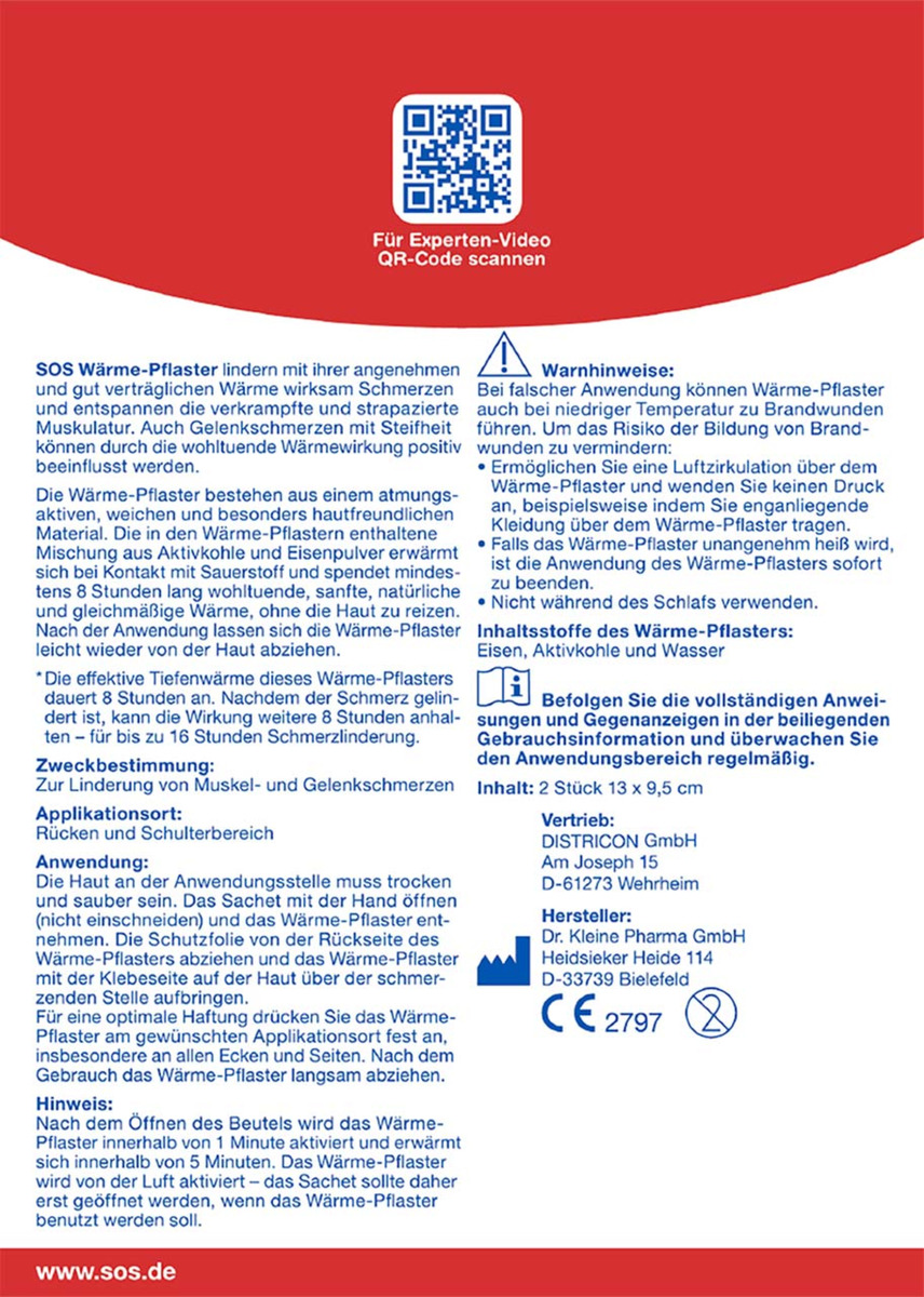 Bild 2 von SOS Wärme-Pflaster
