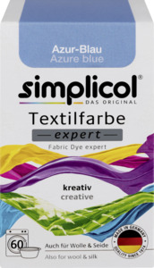 simplicol Textilfarbe expert Azur-Blau