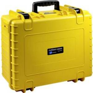 B & W Outdoor Koffer outdoor.cases Typ 6000 32.6 l (B x H x T) 510 x 420 x 215 mm Gelb 6000/Y/SI