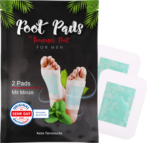 Summer Foot Detox-Fußpads mit Minzöl