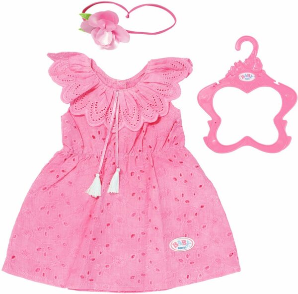 Bild 1 von Baby Born Puppenkleidung »Trendy Blumenkleid, 43 cm«, mit Kleiderbügel