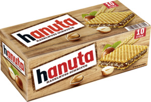 Ferrero hanuta Haselnuss-Schnitte 10 Stück