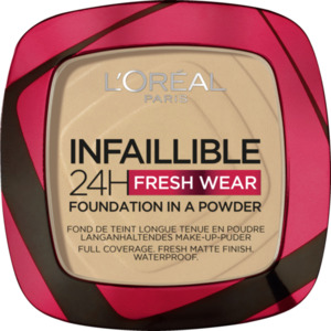 L’Oréal Paris Infaillible 24H Fresh Wear Make-Up-Puder 200 Golden Sand