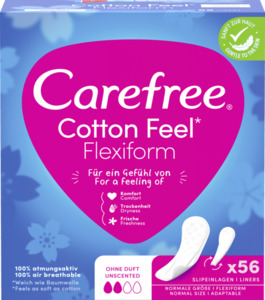 Carefree Slipeinlagen Cotton Feel Flexiform