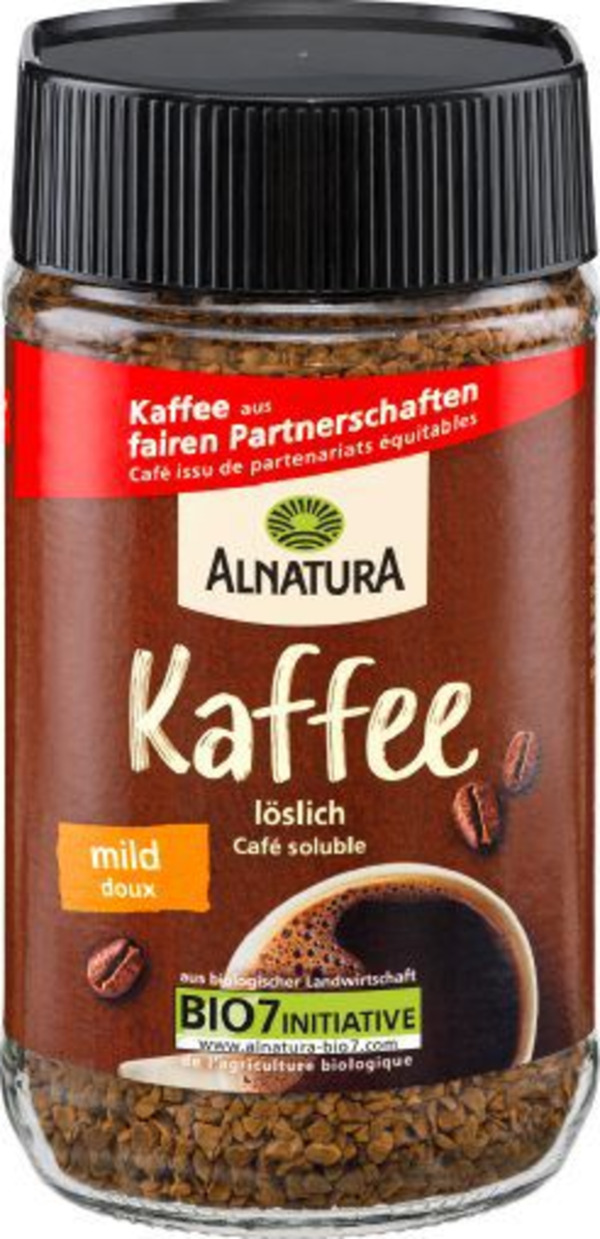 Bild 1 von Alnatura Bio Kaffee löslich mild